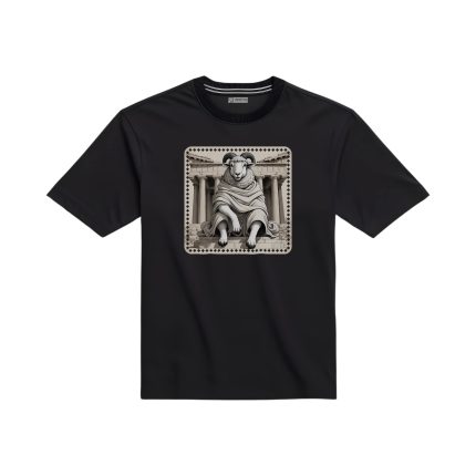 تیشرت با طرح گوسفند رومی