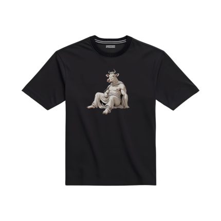 تیشرت با طرح گاو رومی