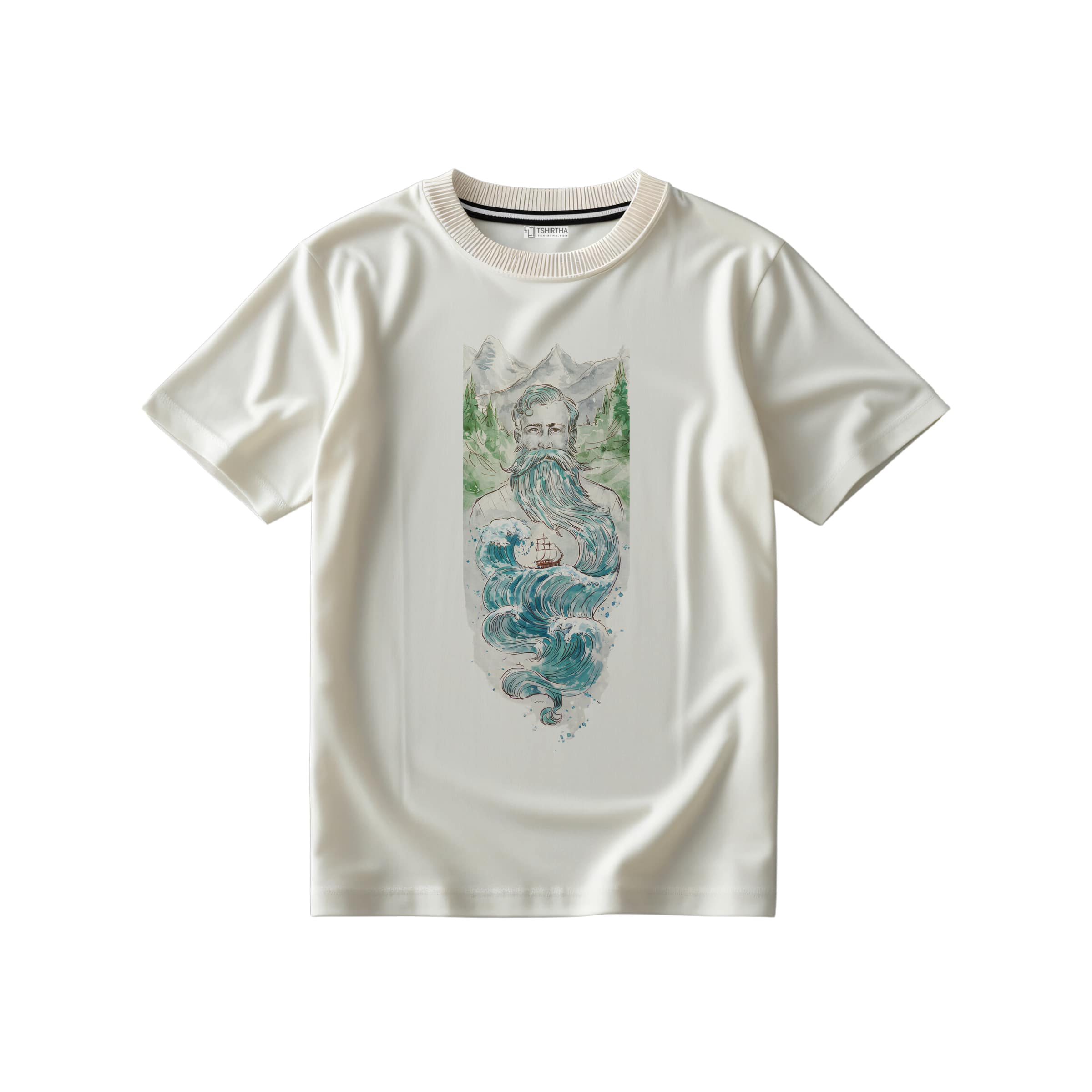 تیشرت با طرح مرد ریش دار تیشرت با طرح مرد ریش دار