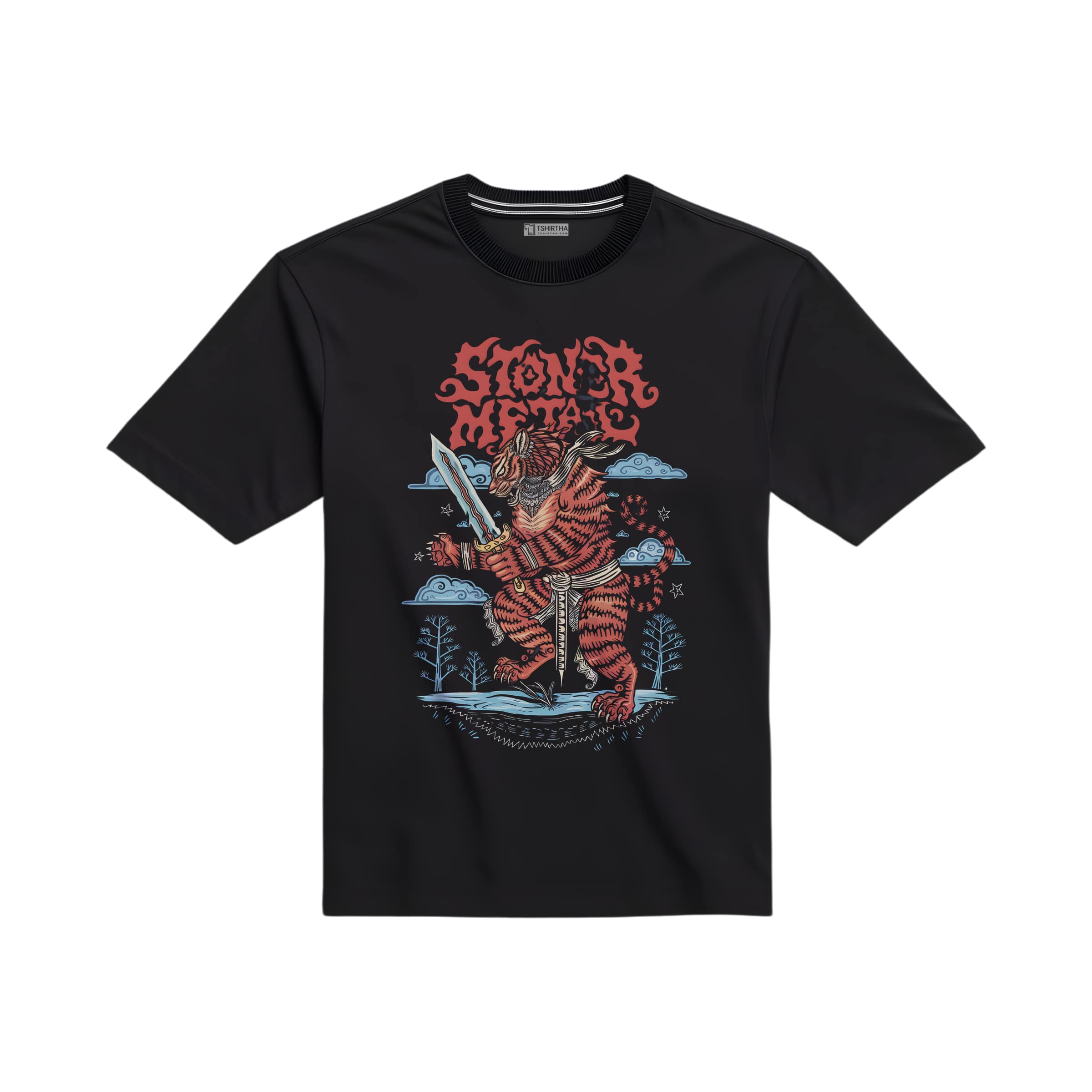 تیشرت با طرح ببر مبارز تیشرت با طرح ببر مبارز