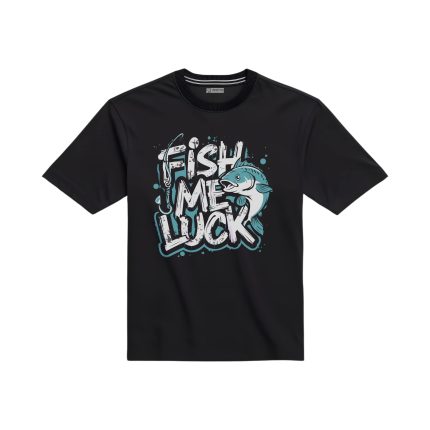 تیشرت با طرح ماهی و شانس
