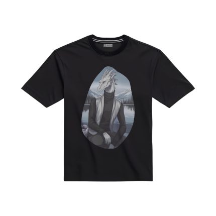 تیشرت با طرح اژدهای انسان نما