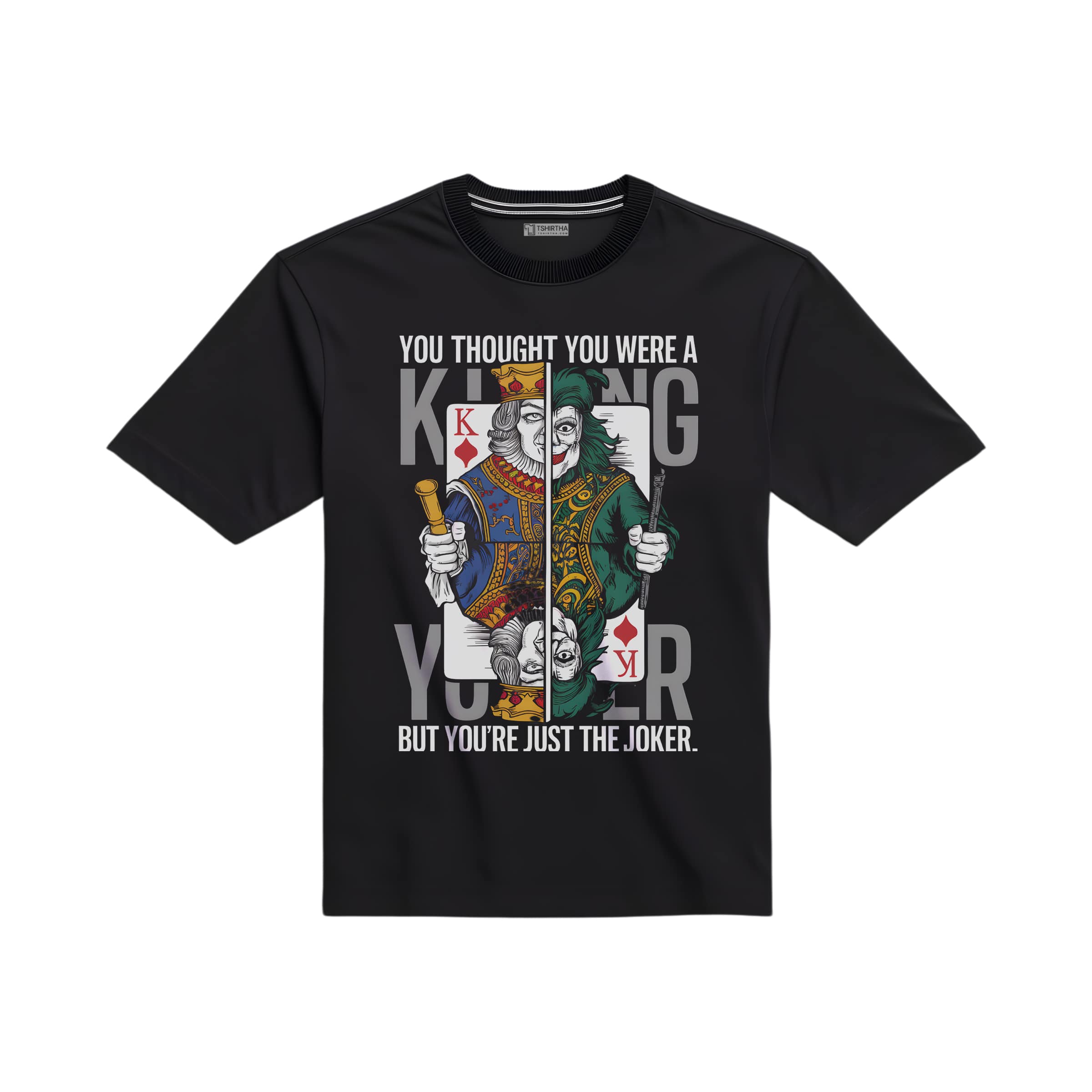 تیشرت با طرح دلقک و پادشاه تیشرت با طرح دلقک و پادشاه