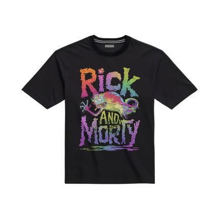 تیشرت با طرح ریک و مورتی