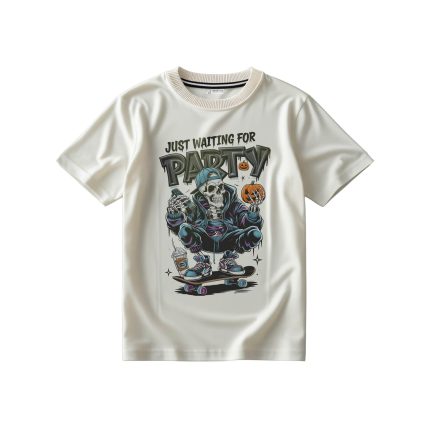 تیشرت با طرح اسکلت