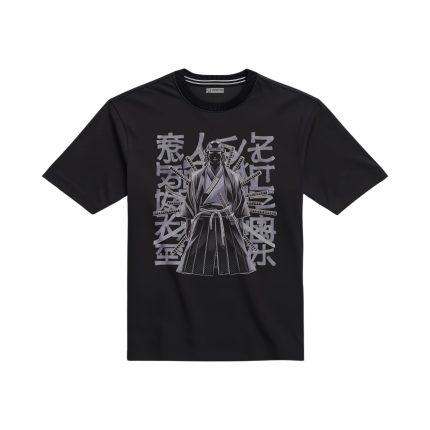 تیشرت با طرح سامورایی و شمشیرها