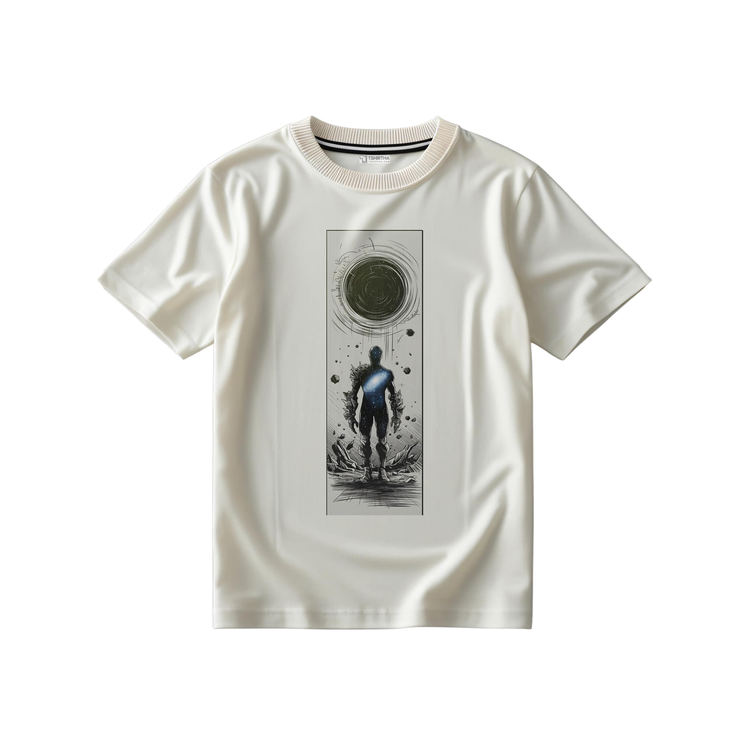 تیشرت با طرح کهکشان درون تیشرت با طرح کهکشان درون