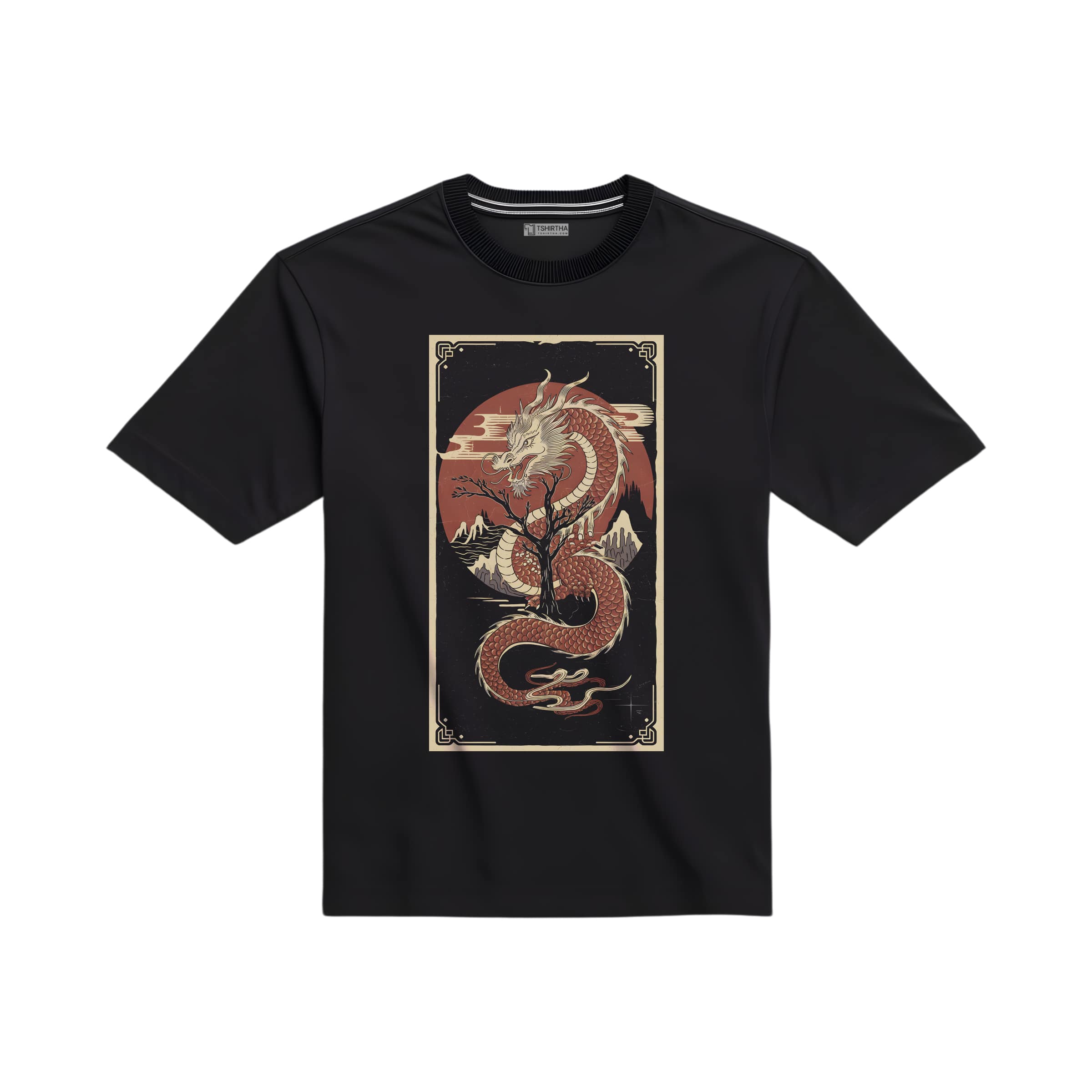 تیشرت با طرح اژدهای کهن تیشرت با طرح اژدهای کهن