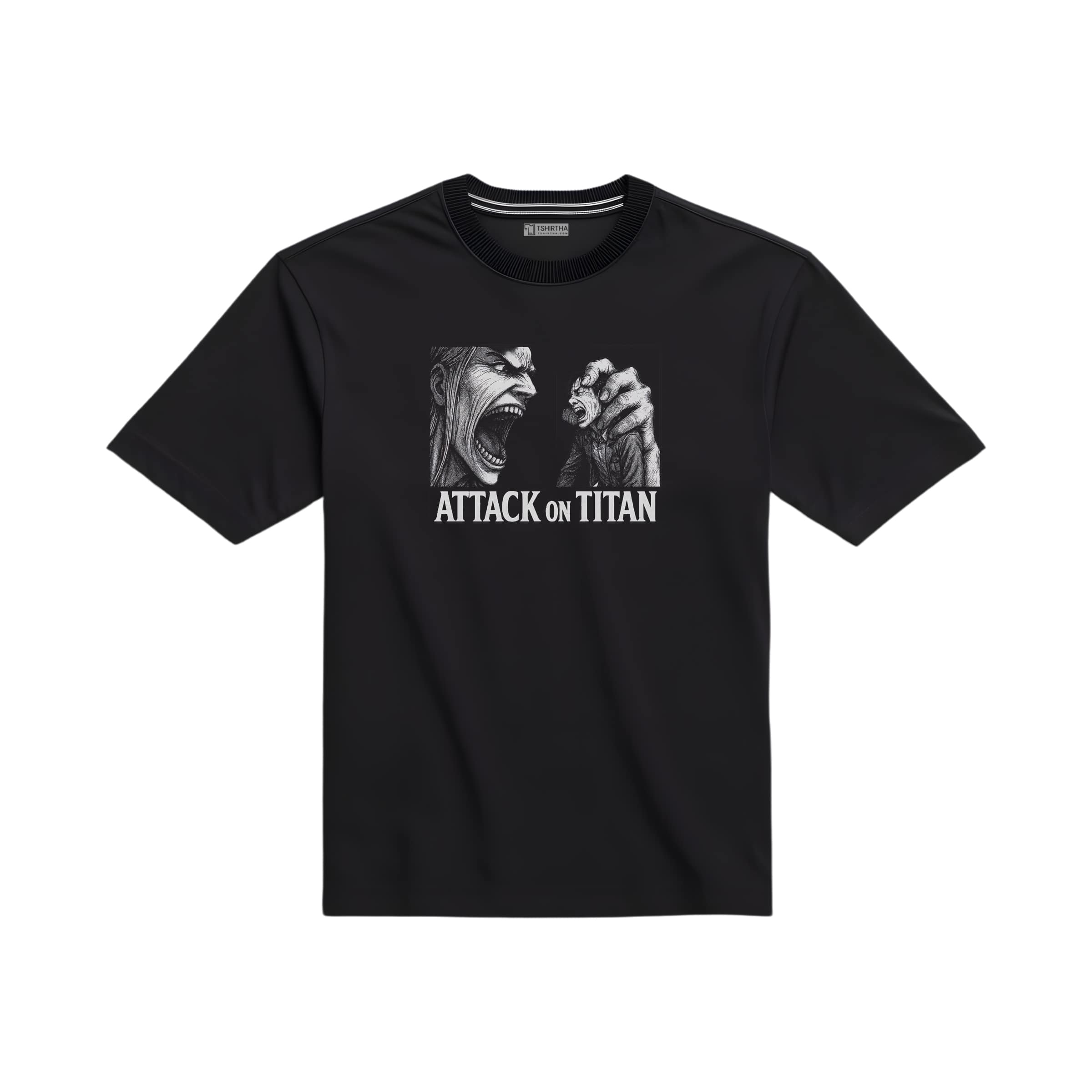 تیشرت با طرح انیمه اتک آن تایتان، تایتان در حال فریاد تیشرت با طرح انیمه اتک آن تایتان، تایتان در حال فریاد