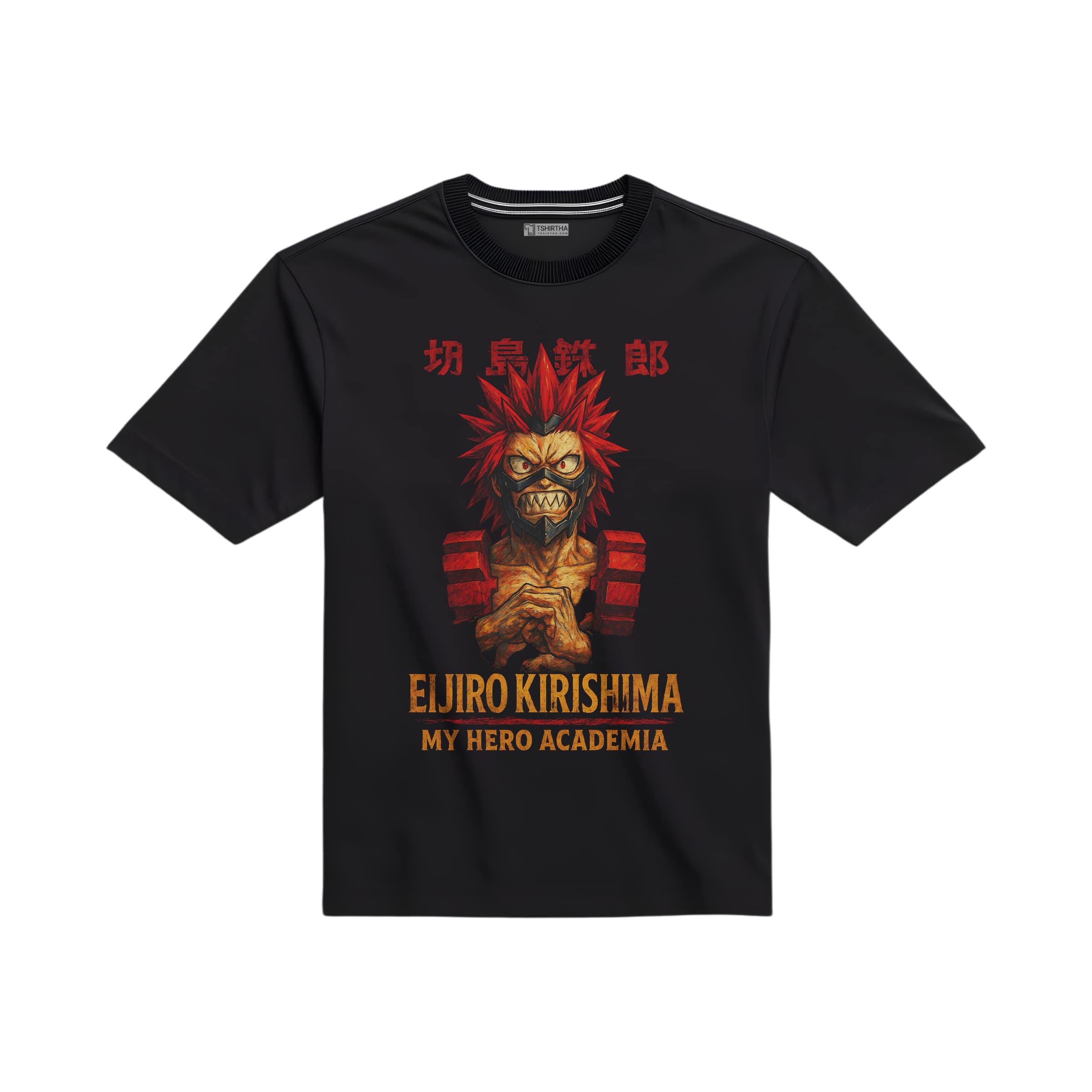 تیشرت مشکی با طرح انیمه مای هیرو آکادمیا ایجیرو کیریشیما تیشرت مشکی با طرح انیمه مای هیرو آکادمیا ایجیرو کیریشیما