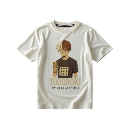 تیشرت با طرح شوتو تودوروکی از انیمه مای هیرو آکادمیا