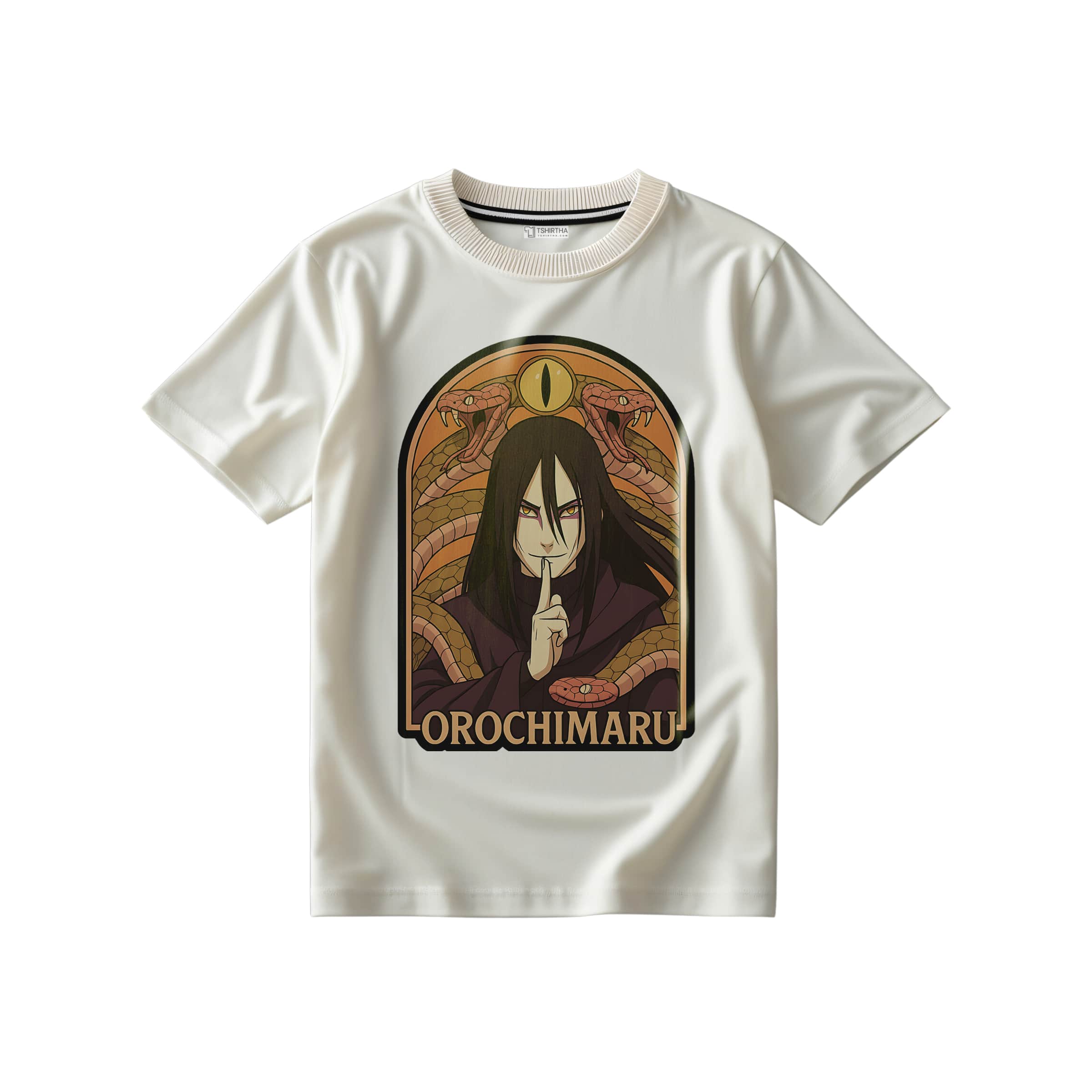 تیشرت سفید شیری با طرح انیمه ناروتو اوروچیمارو تیشرت سفید شیری با طرح انیمه ناروتو اوروچیمارو