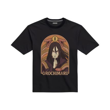 تیشرت مشکی با طرح انیمه ناروتو اوروچیمارو