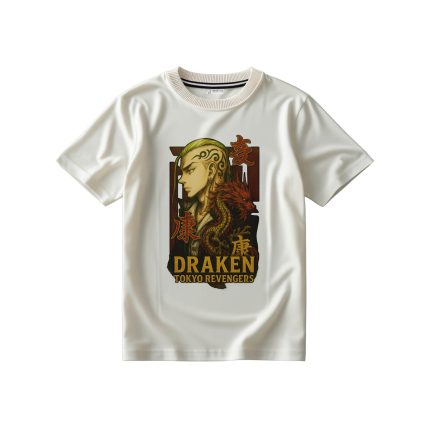 تیشرت با طرح دراکن از انیمه توکیو ریونجرز
